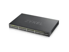 ZyXEL GS1920-48HPv2 48port GbE LAN PoE (375W) 4port Gbe combo RJ45/SFP L2menedzselheto switch