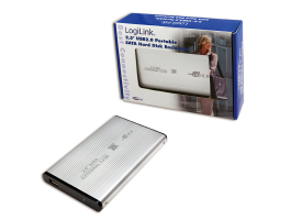 Logilink 2,5&quot; SATA3 USB2.0 Aluminium Silver