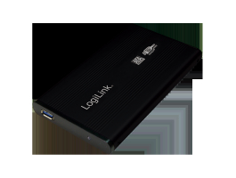 Logilink 2,5&quot; SATA3 USB3.0 Aluminium Black