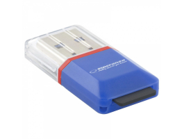 Esperanza microSD kártyaolvasó USB2.0 kék (EA134B)