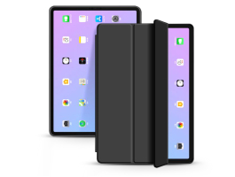 Apple iPad Air 4 (2020)/iPad Air 5 (2022) 10.9 tablet tok (Smart Case) on/off  funkcióval - black (ECO csomagolás)