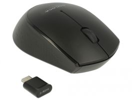 Delock Wireless Mouse USB Type-C egér (12526)