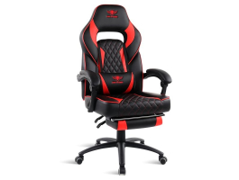 Spirit of Gamer szék - MUSTANG Red (állítható dolés/magasság kihajtható lábtartó max.120kg-ig piros)