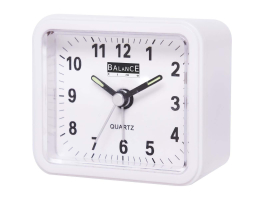 BALANCE Balance Alarm Clock Analogue White (132941)
