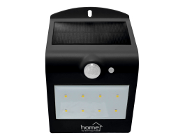 Home Szolár paneles LED reflektor mozgásérzékelos fekete (FLP 2/BK SOLAR)