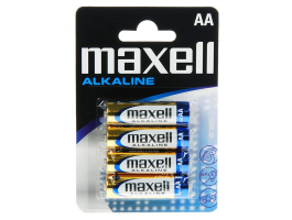 MAXELL Ceruza elem AA • LR6 Alkaline • 1,5 V 4 db/bliszter