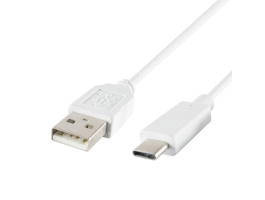 Home USB Type-C töltokábel 1m fehér (USBC 1)