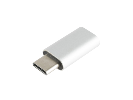 Home USB Type-C dugó - microUSB-B aljzat átalakító fém (USBC A1)
