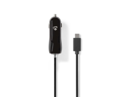 NEDIS Autós Tölto 1x 3,0 A Kimeno csatlakozók száma: 1 USB Type-C (Rögzített) Kábel 1.00m 15 W Egyszeru Kimeno Feszültsé