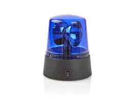 NEDIS Fun Emergency LED Elemes Áramellátás 4,5V DC 0.4 W 9.2cm LED LED-ek száma: 1 LED Fény szín: Kék Be / Ki Muanyag