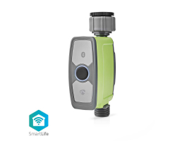 NEDIS SmartLife Víz Ellenorzo Bluetooth Elemes Áramellátás IP54 Maximális víznyomás: 8 bar Android / IOS (BTWV10GN)