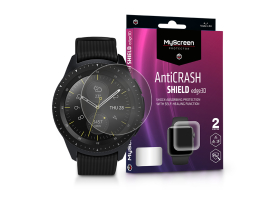 Samsung Galaxy Watch (42 mm) ütésálló képernyővédő fólia - MyScreen Protector  AntiCrash Shield Edge3D - 2 db/csomag - á