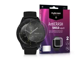 Samsung Galaxy Watch (42 mm) ütésálló képernyővédő fólia - MyScreen Protector  AntiCrash Shield Edge3D - 2 db/csomag - á