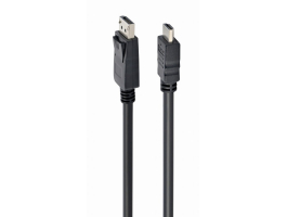 Gembird Displayport - HDMI M/M video jelkábel 1.8m fekete