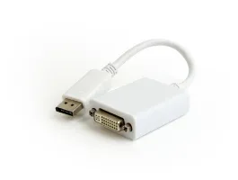 Gembird DisplayPort 1.2 - DVI-D Dual Link M/F adapter 0.1m fehér