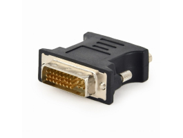 Gembird DVI-A - VGA M/F adapter fekete