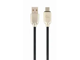 Gembird Premium rubber Micro-USB charging and data cable 1m black