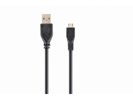 Gembird USB2.0 A - USB2.0 micro B M/M adatkábel 0.1m fekete