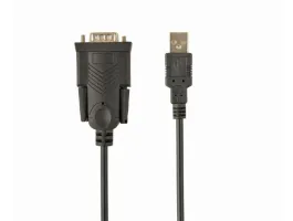 Gembird USB A - Serial RS-232 M/M adatkábel 1.5m fekete
