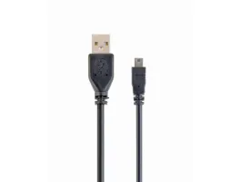 Gembird USB A - USB mini B 5pin M/M adatkábel 0.3m fekete