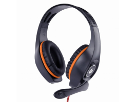 Gembird GHS-05-O gaming fejhallgató headset fekete-narancssárga