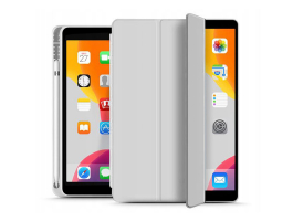 Apple iPad 10.2 (2019/2020/2021) tablet tok (Smart Case) on/off funkcióval,   Apple Pencil tartóval - Tech-Protect - szü