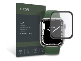 HOFI Hybrid Glass üveg képernyővédő fólia - Apple Watch Series 7/Series 8 (41  mm) - fekete