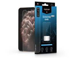 Apple iPhone XS Max/11 Pro Max edzett üveg képernyővédő fólia - MyScreen    Protector Diamond Glass Lite Full Glue - átl