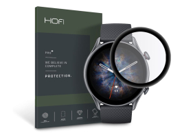 HOFI Hybrid Pro+ Glass üveg képernyővédő fólia -Xiaomi Huami Amazfit GTR 3 Pro -fekete
