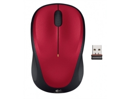 Logitech M235 Nano piros wireless notebook egér