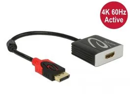DELOCK adapter DisplayPort 1.4 male to HDMI female 4K 60Hz active hdr
