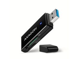 Axagon CRE-S2N Superspeed USB3.2 Gen 1 Type-A slim SD/microSD kártyaolvasó