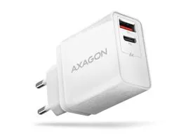 Axagon ACU-PQ22 QC3.0 + USB Type-C fehér fali tölto