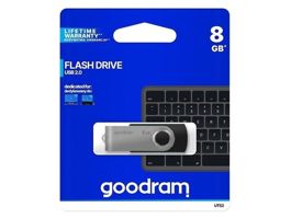 GOODRAM 8GB USB2.0 UTS2 Fekete (UTS2-0080K0R11) pendrive (UTS2-0080K0R11)