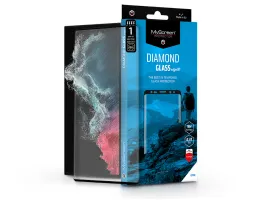 Samsung S908B Galaxy S22 Ultra 5G edzett üveg képernyővédő fólia ívelt     kijelzőhöz - MyScreen Protector Diamond Glass