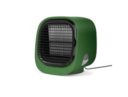 BEWELLO Hordozható mini léghuto ventilátor - USB - zöld