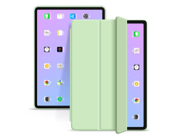 Apple iPad Air 4 (2020)/iPad Air 5 (2022) 10.9 tablet tok (Smart Case) on/off  funkcióval - cactus green (ECO csomagolás