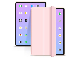Apple iPad Air 4 (2020)/iPad Air 5 (2022) 10.9 tablet tok (Smart Case) on/off  funkcióval - pink (ECO csomagolás)