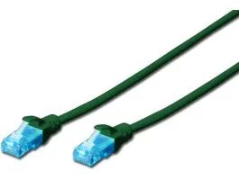 DIGITUS CAT5e U/UTP PVC 3m zöld patch kábel