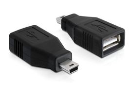 Delock adapter USB 2.0-A anya  mini USB apa (65277)