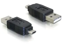 Delock adapter USB micro-B apa USB2.0 A apára (65036)