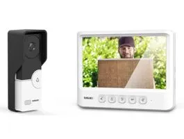 Evolveo Doorphone IK06 videós kaputelefon szett memóriával és színes display-el, fehér (DPIK06-W)