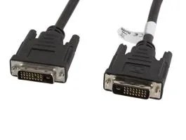 Lanberg DVI-D apa (24+1) - DVI-D apa (24+1) dual link fekete kábel, 1.8m (CA-DVID-10CC-0018-BK)