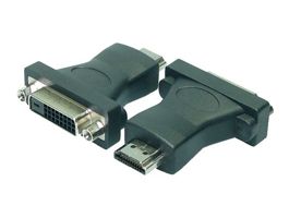 LogiLink HDMI adapter, A/M - DVI-D/F, 1080p, fekete (AH0002)
