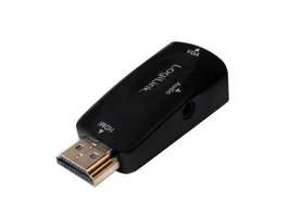 Logilink HDMI adapter, A/M - VGA/F + 3,5 mm/F, 1080p, fekete (CV0107)