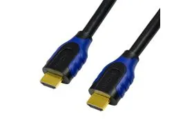 Logilink HDMI-kábel, A/M-A/M, 4K/60 Hz, fekete/kék, 2 m (CH0062)