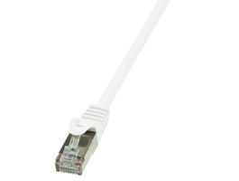 LogiLink Patch kábel Econline, Cat.6, F/UTP, fehér, 2 m (CP2051S)