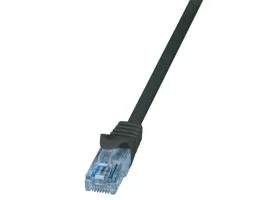 Logilink Patch kábel Econline, Cat.6A, U/UTP, fekete, 1,5 m (CP3043U)
