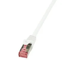 LogiLink Patch kábel PrimeLine, Cat.6, S/FTP, fehér, 0,5 m (CQ2021S)
