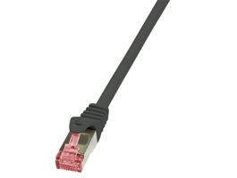 LogiLink Patch kábel PrimeLine, Cat.6, S/FTP, fekete, 1,5 m (CQ2043S)
